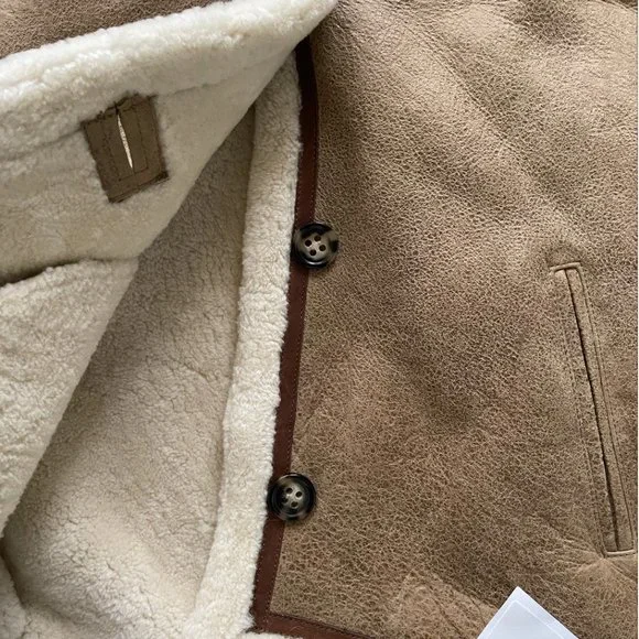 Isabel Marant Étoile Adelia Oversized Shearling Vest *NEW*